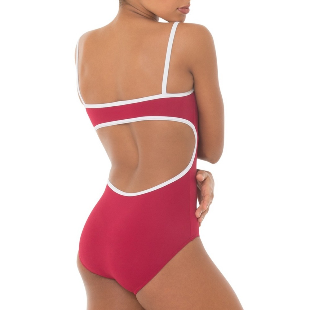 Yumiko Kiki Leotard Repurposed as a Workout Top size Medium - Picture 5 of 5
